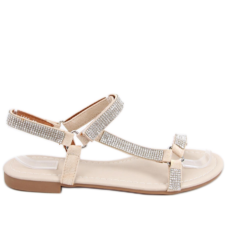 Azza Beige Damensandalen