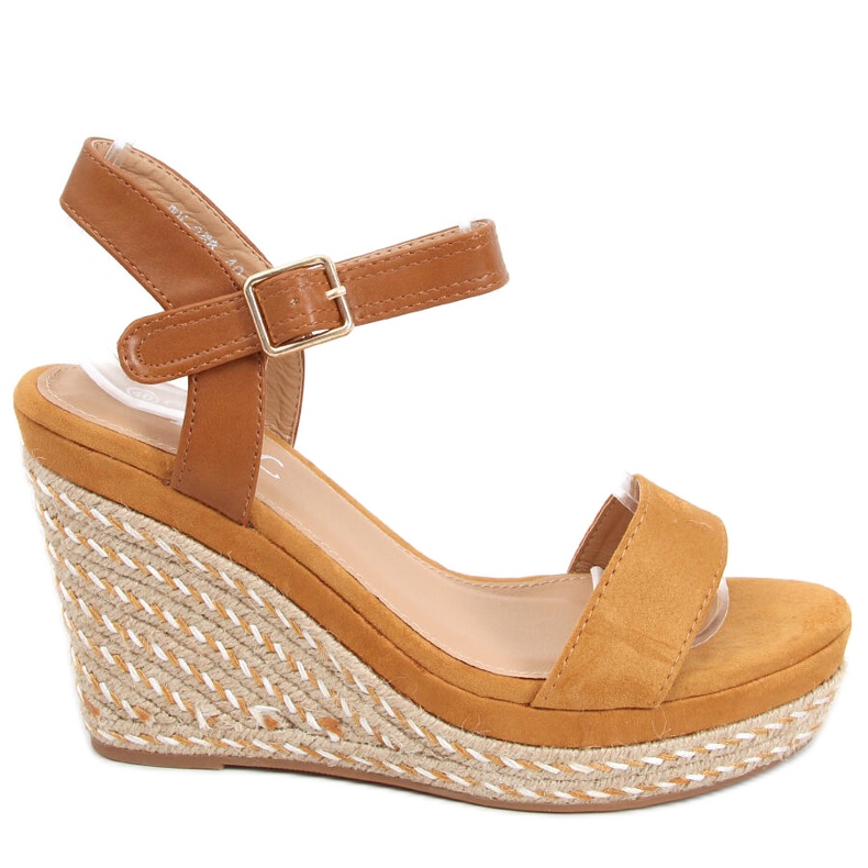 Keilsandalen Zahia Camel braun