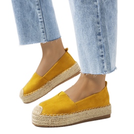 Senffarbene Espadrilles für Damen von Rhianne gelb