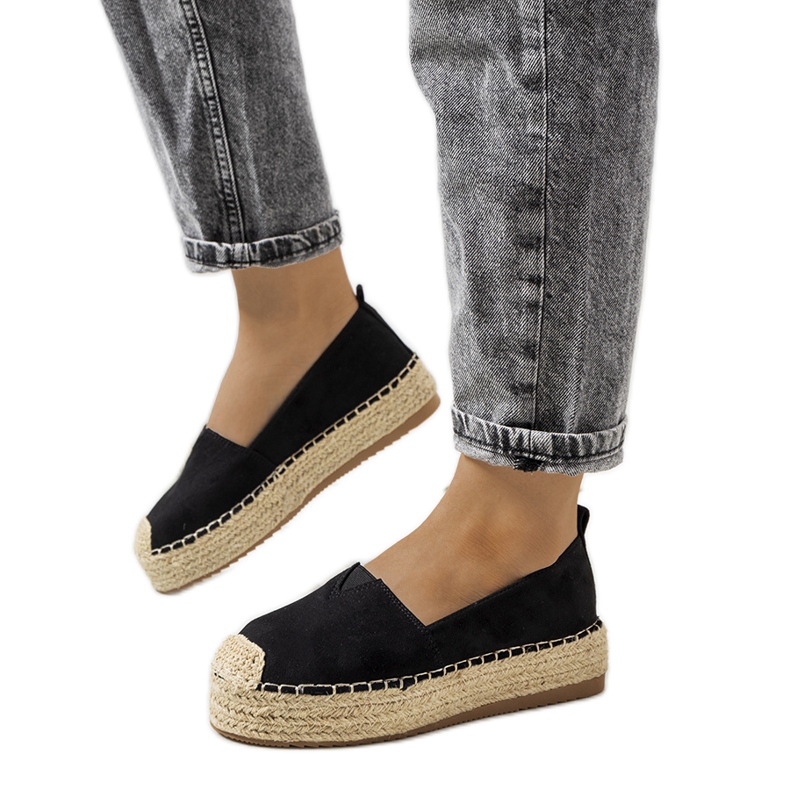 Schwarze Damen-Espadrilles von Rhianne
