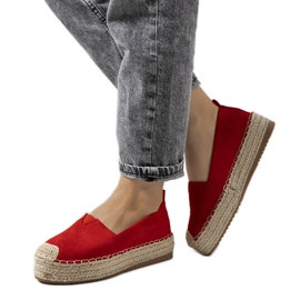 Rote Espadrilles für Damen von Rhianne