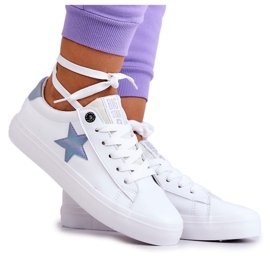Lederturnschuhe Star Big Star JJ274240 Weiß