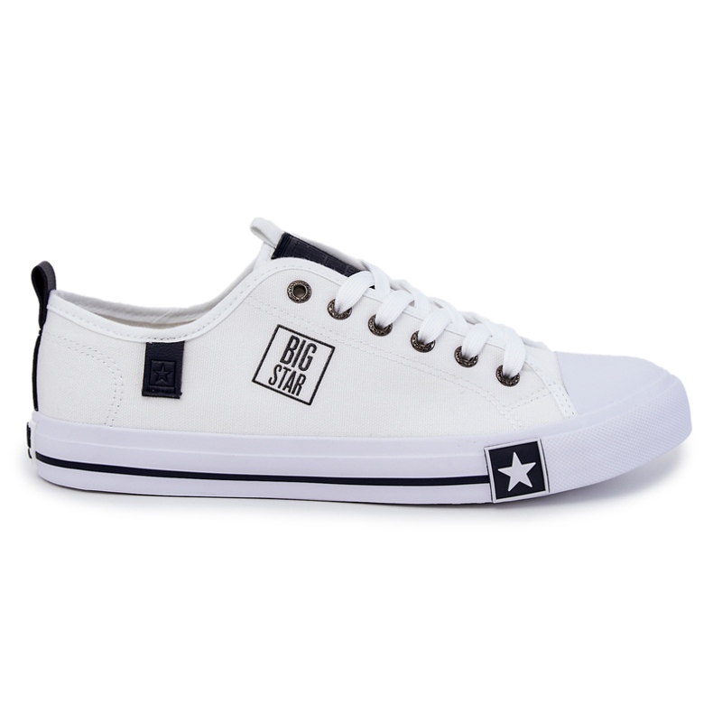 Herren Low Sneakers Big Star JJ174137 Weiß
