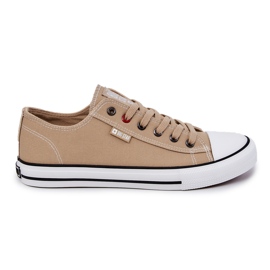 Herren Low Sneakers Big Star JJ174382 Beige