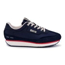 Herren Sneakers Memory Foam Big Star JJ174296 Marineblau