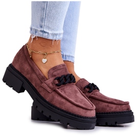 Loafer Wildleder-Loafer La.Fi Brown Sapphira braun