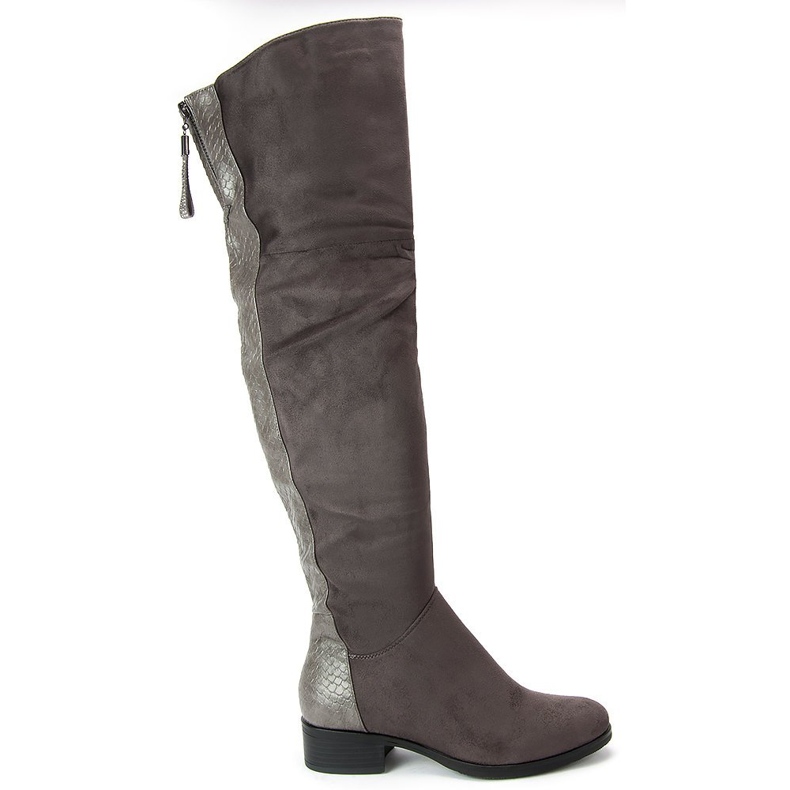 Filippo DKZ379 / 17 Gr graue Stiefel braun