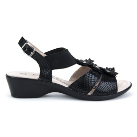 Filippo DS062 / 18 Bk schwarze Sandalen