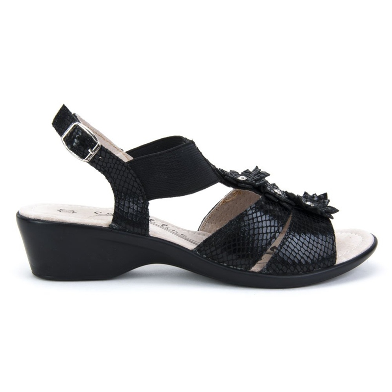 Filippo DS062 / 18 Bk schwarze Sandalen