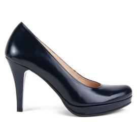 Filippo 747 Marineblaue Pumps navy blau
