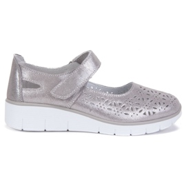 Filippo DP640 / 19 Si silberne Schuhe