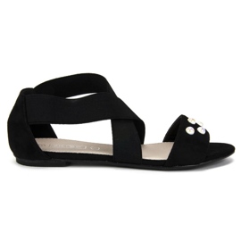 Filippo DS779 / 19 Bk schwarze Sandalen