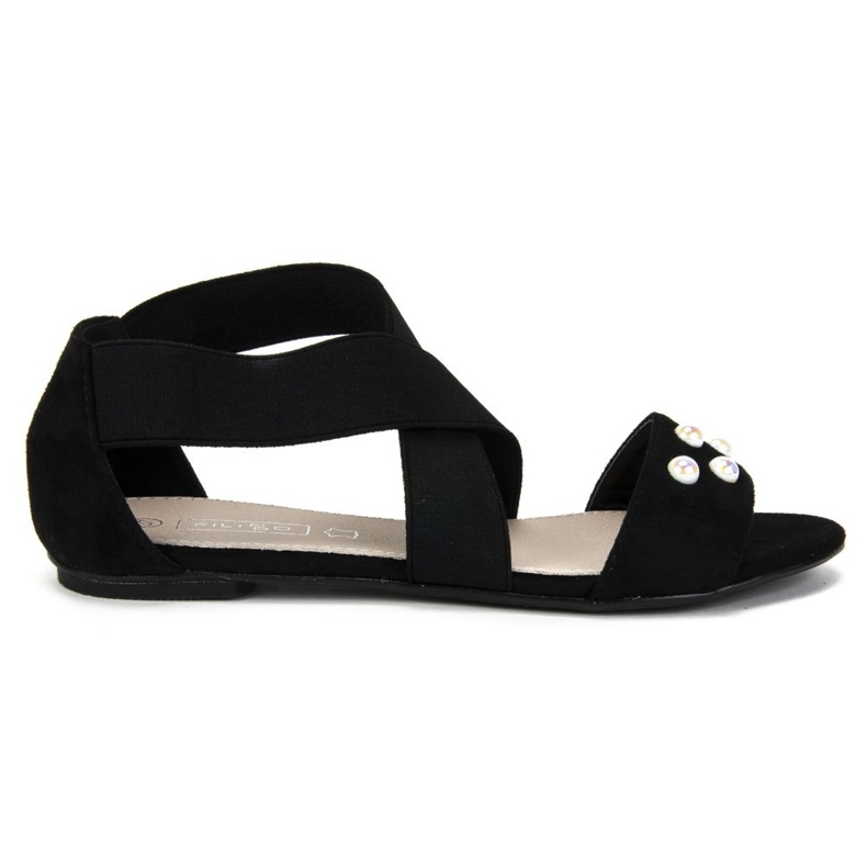Filippo DS779 / 19 Bk schwarze Sandalen