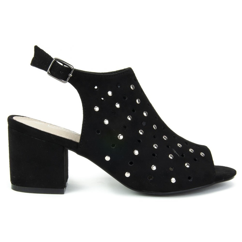 Filippo DS770 / 19 Bk Schwarze Sandalen