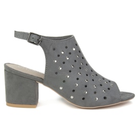 Filippo DS770 / 19 Gr Graue Sandalen