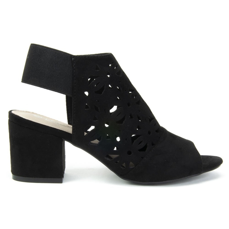 Filippo DS771 / 19 Bk Schwarze Sandalen