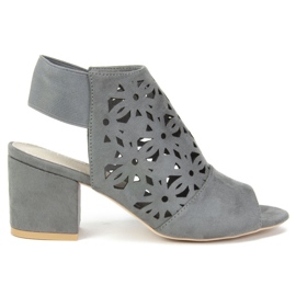 Filippo DS771 / 19 Gr Graue Sandalen