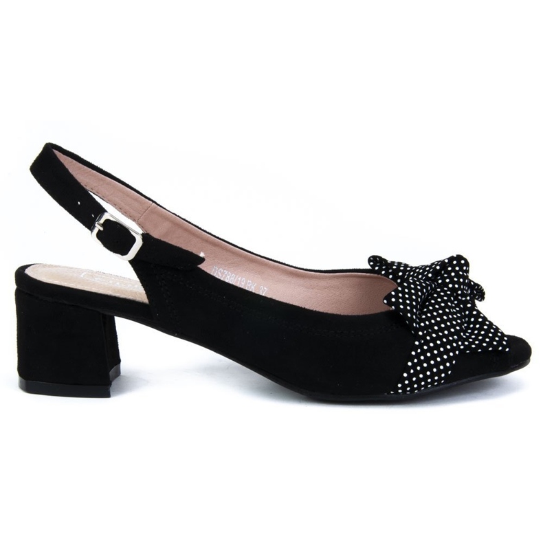 Filippo DS788 / 19 Bk schwarze Sandalen