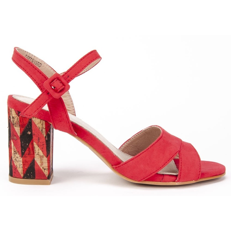 Filippo DS775 / 19 Rd Rote Sandalen