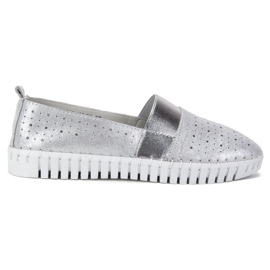 Filippo DP742 / 19 Si Silberne Schuhe silber-