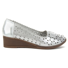 Filippo DP752 / 19 Si Silberne Schuhe