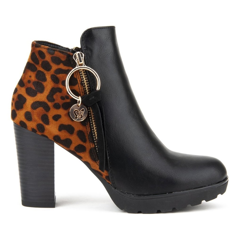 Filippo DBT1007 / 19 Bk Br Schwarz Braune Stiefel