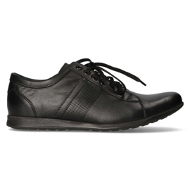 Lederschuhe Filippo 2063 schwarz