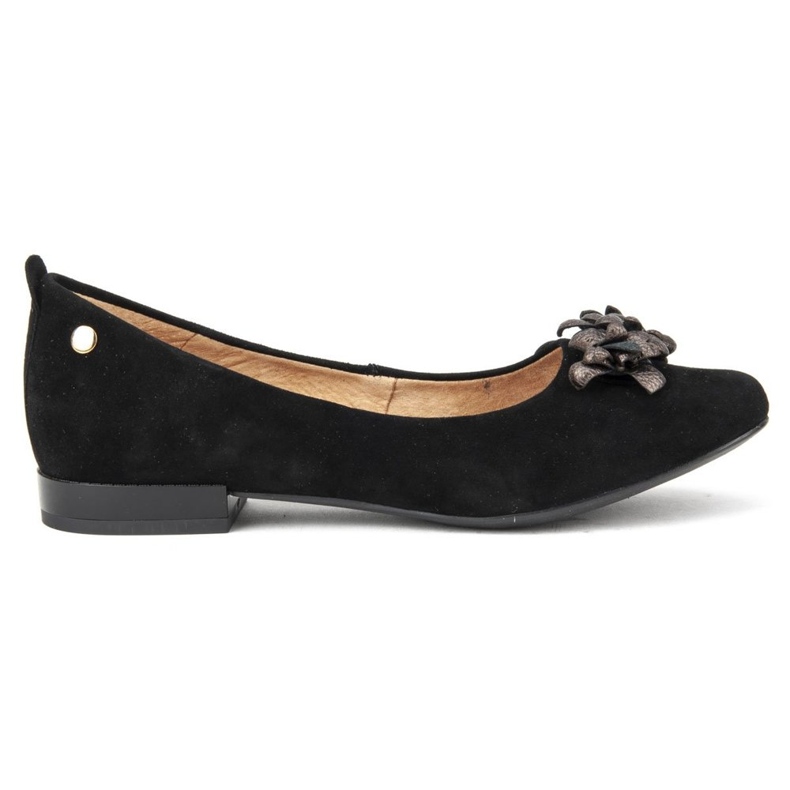 Filippo 03552-62 / 00-5 Ballerinas Schwarz plus Kupfer