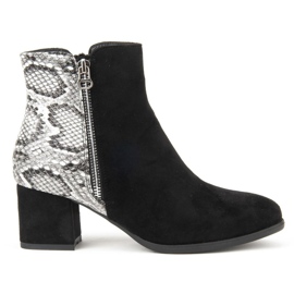 Filippo DBT977 / 19 Bk Gr Schwarz Graue Stiefel