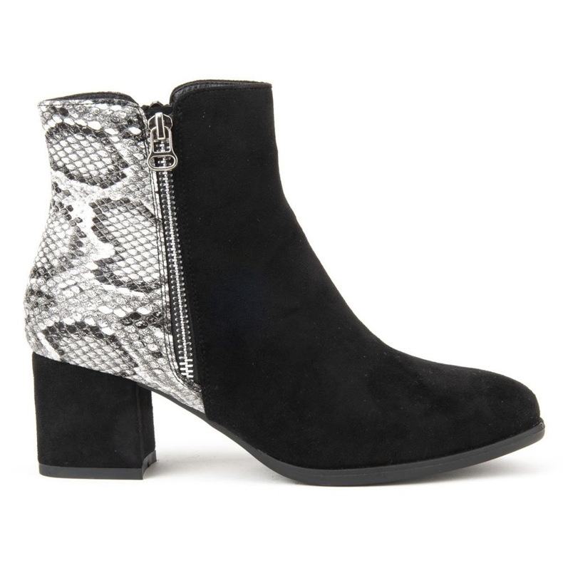 Filippo DBT977 / 19 Bk Gr Schwarz Graue Stiefel