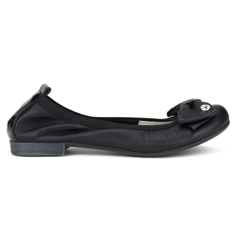 Filippo 477 Black Grain Ballerinas schwarz