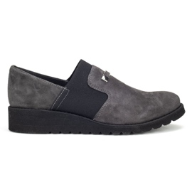 Filippo 010 graue Wildlederschuhe