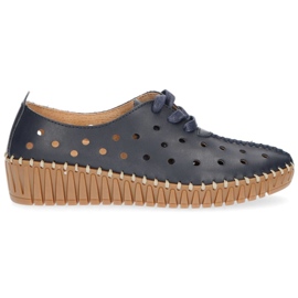 Lederschuhe Filippo DP1230 / 20 Nv marineblau
