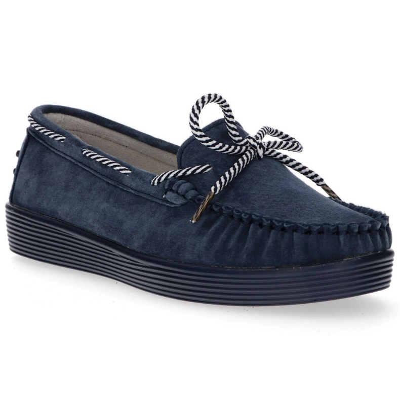 Lederhalbschuhe Filippo DP1200 / 20 Nv marineblau navy blau