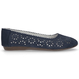 Lederschuhe Filippo DP680 / 20 Nv marineblau