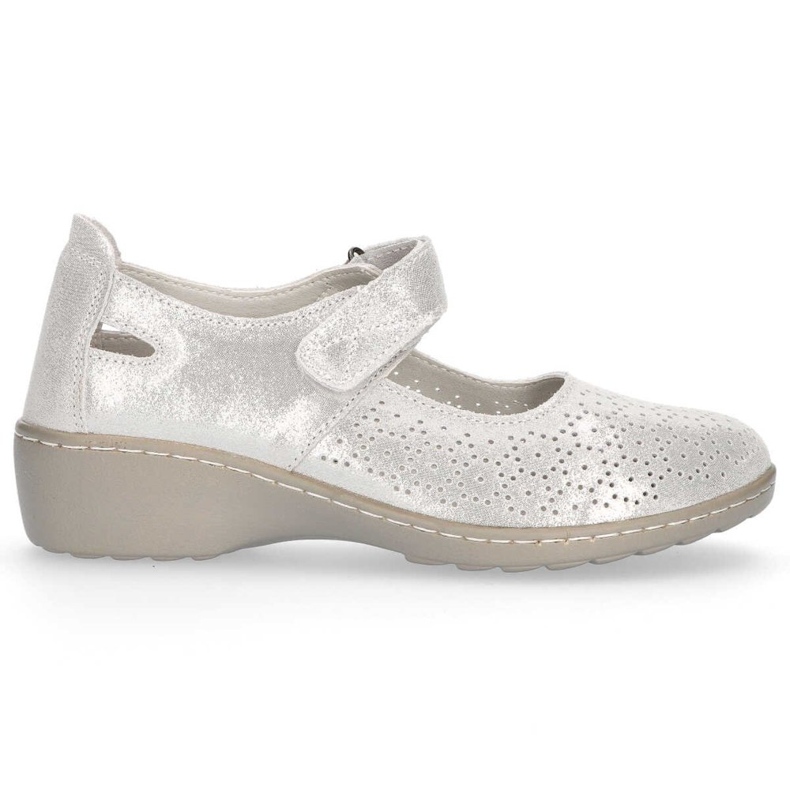 Filippo DP1319 / 20 Si Silberne Schuhe silber- grau