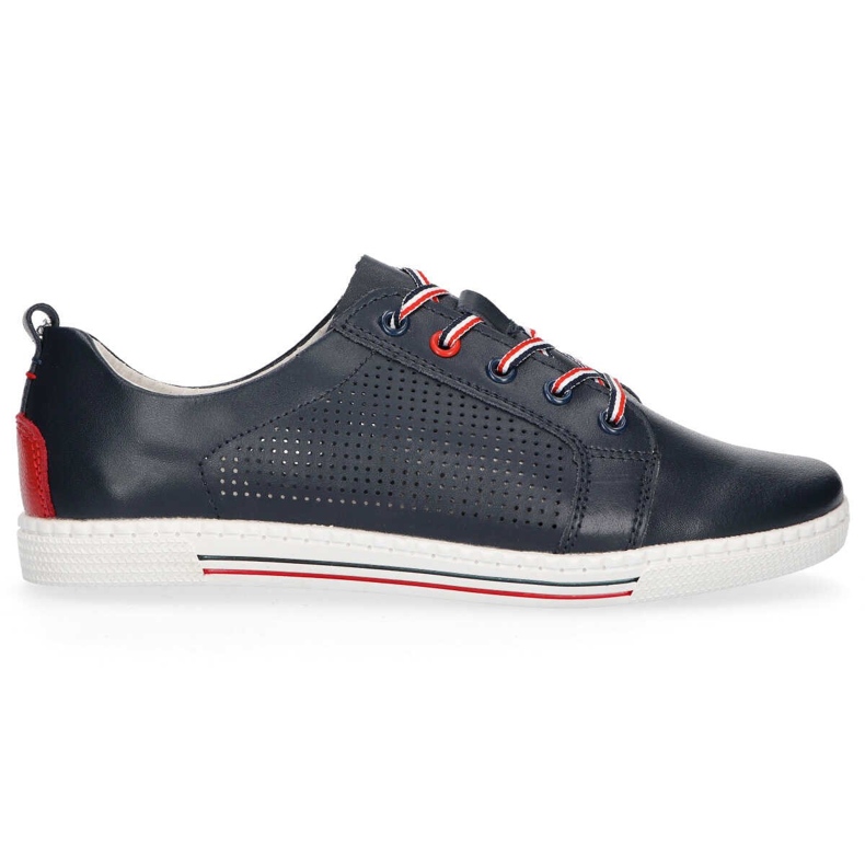 Lederschuhe Filippo DP008 / 20 Nv marineblau navy blau