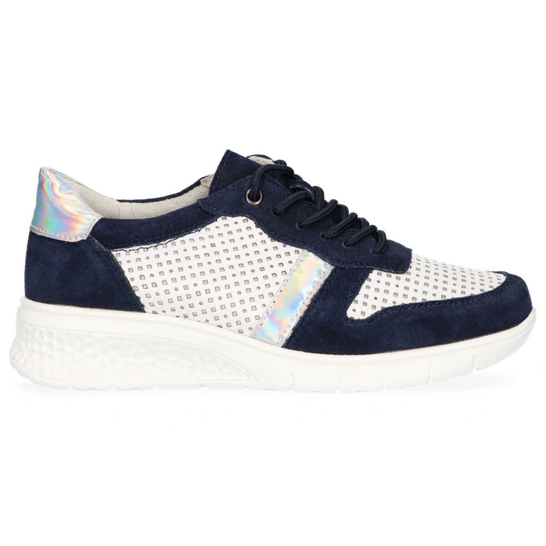 Filippo DP1389 / 20 Wh Nv White Navy Schuhe weiß navy blau gelb