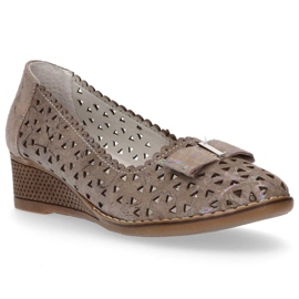 Lederschuhe Filippo DP752 / 20 Gr grau