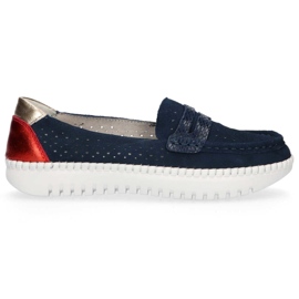 Lederschuhe Filippo DP1413 / 20 Nv marineblau