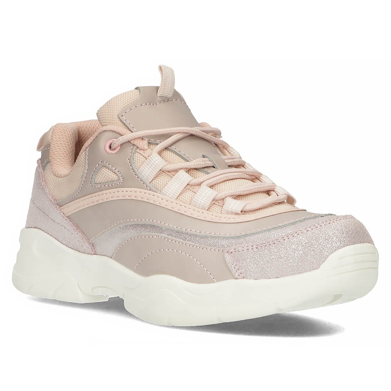 Damen Lederturnschuhe Filippo DP1411 / 20 Pi rosa