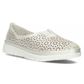 Filippo DP1400 / 20 Si Silberne Schuhe khaki silber- grau grün