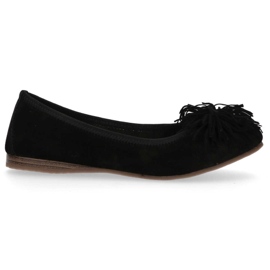 Lederballerinas Filippo DP1206 / 20 Bk schwarz