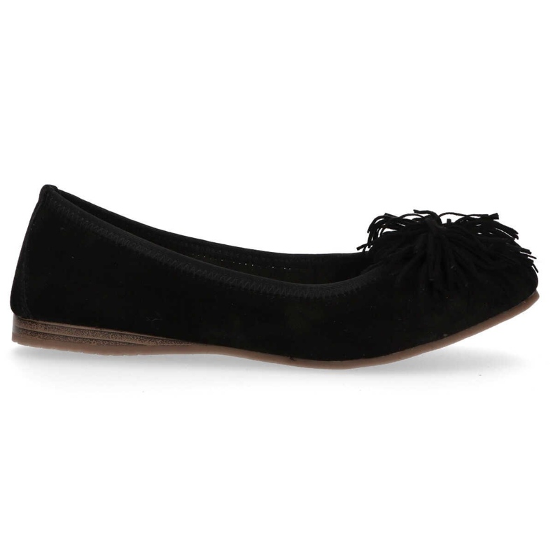 Lederballerinas Filippo DP1206 / 20 Bk schwarz