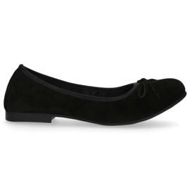 Lederballerinas Filippo DP1231 / 20 Bk schwarz