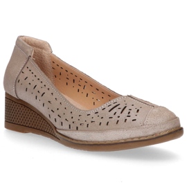 Schuhe Filippo DP1317 / 20 Go Gold golden gelb