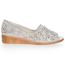 Filippo DP1399 / 20 Si Silberne Schuhe grau