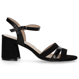 Filippo DS1284 / 20 Bk schwarze Sandalen