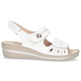 Filippo DS1402 / 20 Wh Weiße Sandalen