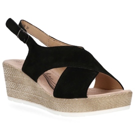 Filippo DS1331 / 20 Bk Schwarze Sandalen